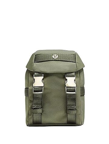 Lululemon Athletica Wunderlust Nano Backpack Leather Belt (view 1)