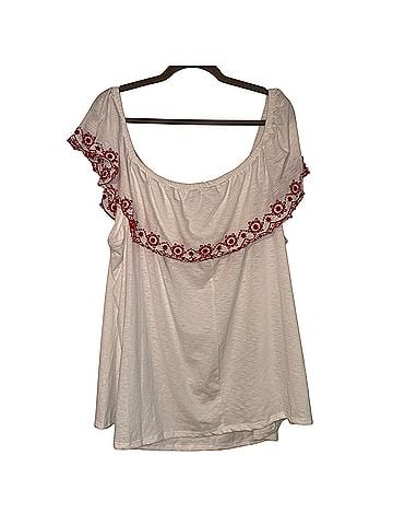 Lane Bryant Short Sleeve Blouse (view 2)