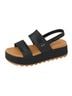 Reef Black Sandals Size 5 - photo 1