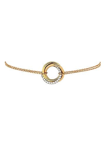 Cartier Trinity Chain Bracelet 18K Tricolor Gold and Diamonds (view 1)