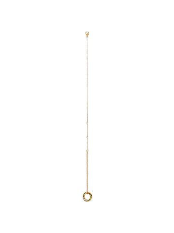 Cartier Trinity Chain Bracelet 18K Tricolor Gold and Diamonds (view 2)