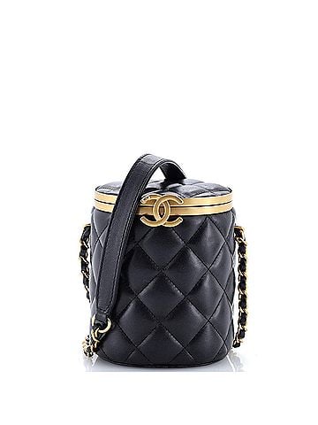Chanel Crown Box Vanity Bag Quilted Lambskin Mini (view 1)