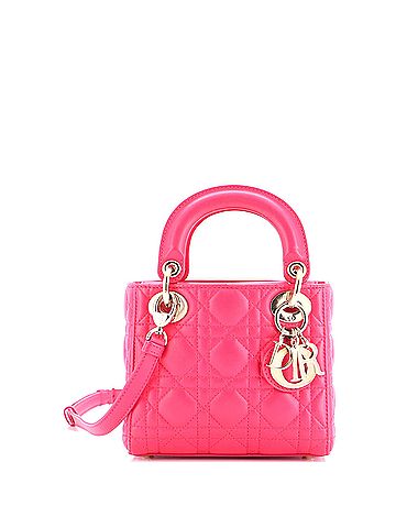 Christian Dior Lady Dior Bag Cannage Quilt Lambskin Mini (view 1)