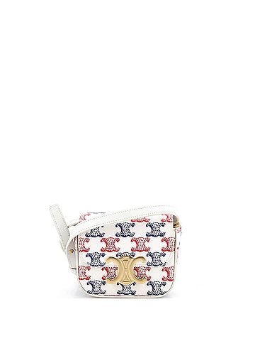 Céline Triomphe Shoulder Bag Triomphe Coated Canvas Mini (view 1)