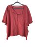 Torrid 100% Cotton Pink Short Sleeve Blouse Size 3 - photo 1