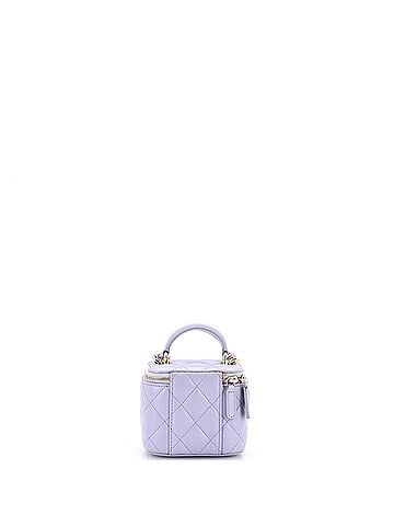 Chanel Classic Top Handle Vanity Case with Chain Quilted Lambskin Mini (view 2)