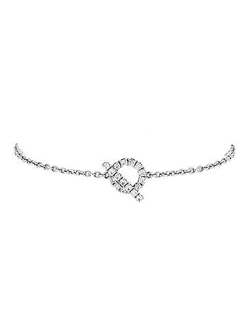 Hermès Finesse Bracelet 18K White Gold and Diamonds (view 1)