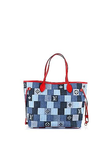 Louis Vuitton Neverfull Tote Damier and Monogram Patchwork Denim MM (view 2)