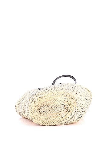 Céline Triomphe Basket Shoulder Bag Raffia with Leather Large (view 2)