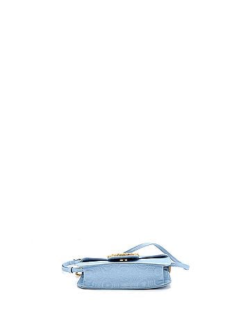 Valentino Garavani VLogo Loco Flap Shoulder Bag Fabric with Crystals (view 2)