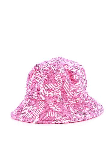 Chanel CC Bucket Hat All Over CC Print Tweed (view 1)