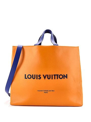 Louis Vuitton Shopper Tote Leather MM (view 1)