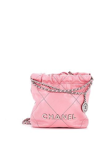 Chanel 22 Chain Hobo Quilted Calfskin Mini (view 1)