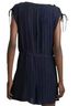 Club Monaco 100% Polyester Solid Blue Romper Size 4 - photo 2