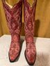 Corral Boots 100% Leather Red Boots Size 7 - photo 3