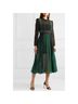 Self-Portrait 100% Polyester 100% Viscose Green Black Cocktail Dress Size 6 - photo 4