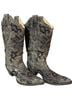 Corral Boots 100% Leather Gray Black Boots Size 7 1/2 - photo 2