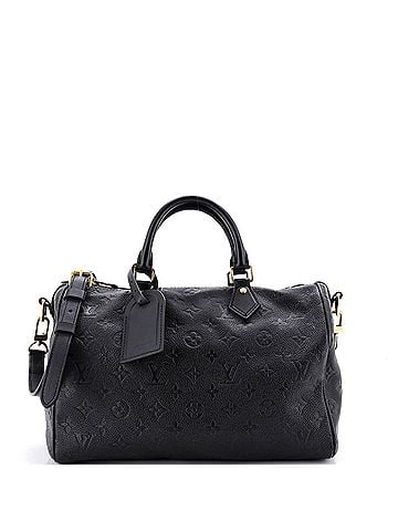 Louis Vuitton Speedy Soft Bandouliere Bag Monogram Empreinte Leather 30 (view 1)