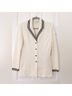 St. John Collection Black White Blazer Size 10 - photo 3