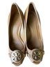 Tory Burch 100% Leather Brown Wedges Size 9 - photo 1