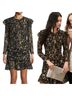 Veronica Beard Floral Black Cocktail Dress Size 4 - photo 4