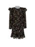 Veronica Beard Floral Black Cocktail Dress Size 4 - photo 1