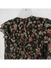 Veronica Beard Floral Black Cocktail Dress Size 4 - photo 9