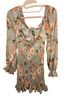 Timing Floral Multi Color Casual Dress Size L - photo 1