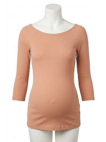 Hatch Pia Maternity Top in Clay (view 1)