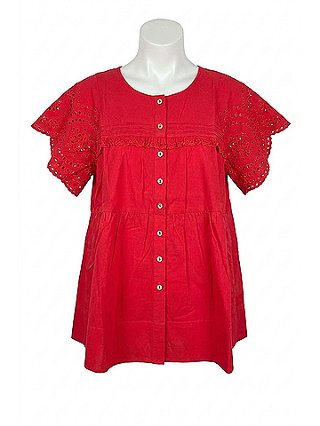 Hatch Women'S The Pilar Top in Candy Red (view 1)