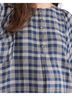 Hatch Plaid Blue Rose Plaid Top in Blue Size S - photo 3