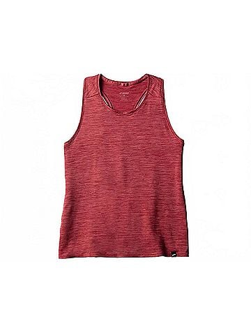Brooks Luxe Tank in Heather Earth Red (view 1)