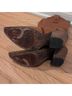 Corral Boots 100% Leather Brown Boots Size 6 1/2 - photo 3