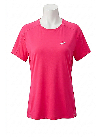 Brooks Women's Sprint Free Short Sleeve 2.0 Shirt in Hyper Pink (view 1)