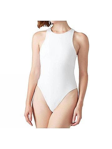Steve Madden Nico Bodysuit in White (view 2)