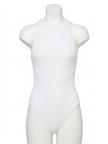 Steve Madden Nico Bodysuit in White (view 1)