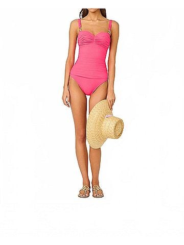 Lilly Pulitzer Solaria One Piece Swimwear in Cherry Blossom Pink (view 2)