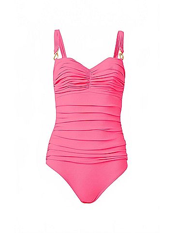 Lilly Pulitzer Solaria One Piece Swimwear in Cherry Blossom Pink (view 1)