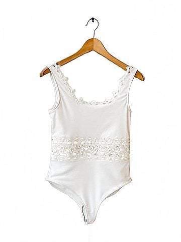 Sea New York Leila Eyelet One Piece in White (view 1)