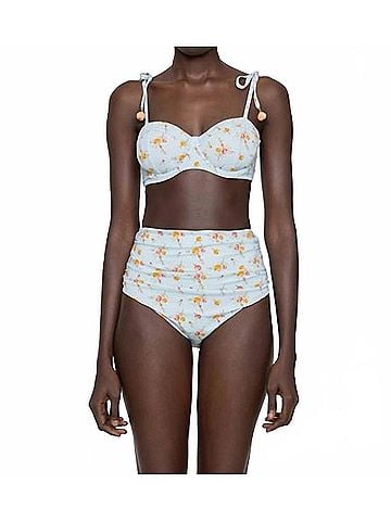 Sea New York Freya Bikini Top in Multi (view 2)