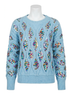 Bibi Blue Women's The Sandra Sweater in Blue Size S - photo 1