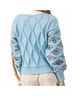 Bibi Blue Women's The Sandra Sweater in Blue Size S - photo 3