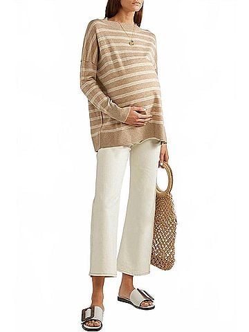Hatch Clementine Sweater in Beige (view 2)