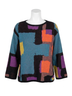 Habitat Blue Collage Swing Pullover Sweater in Multicolor Size S - photo 1