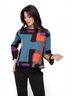 Habitat Blue Collage Swing Pullover Sweater in Multicolor Size S - photo 2