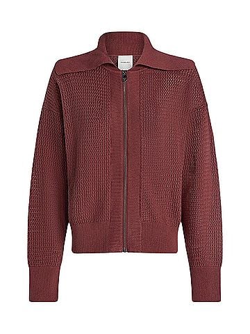 Varley Fairfield Knit Sweater in Apple Butter (view 1)