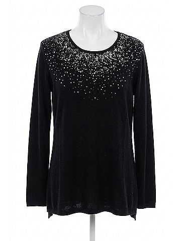 Tommy Bahama Silver Vista Crew Sweater in Black (view 1)