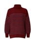 Hatch Stripes Red Ellis Long Sleeve Sweater in Red Size S - photo 1