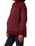 Hatch Stripes Red Ellis Long Sleeve Sweater in Red Size S - photo 3