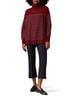 Hatch Stripes Red Ellis Long Sleeve Sweater in Red Size S - photo 5